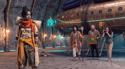 B3 Begrüßung · Kali empfängt die Crew