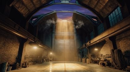 Hangar · Dach offen