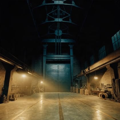 Hangar · Tor geschlossen
