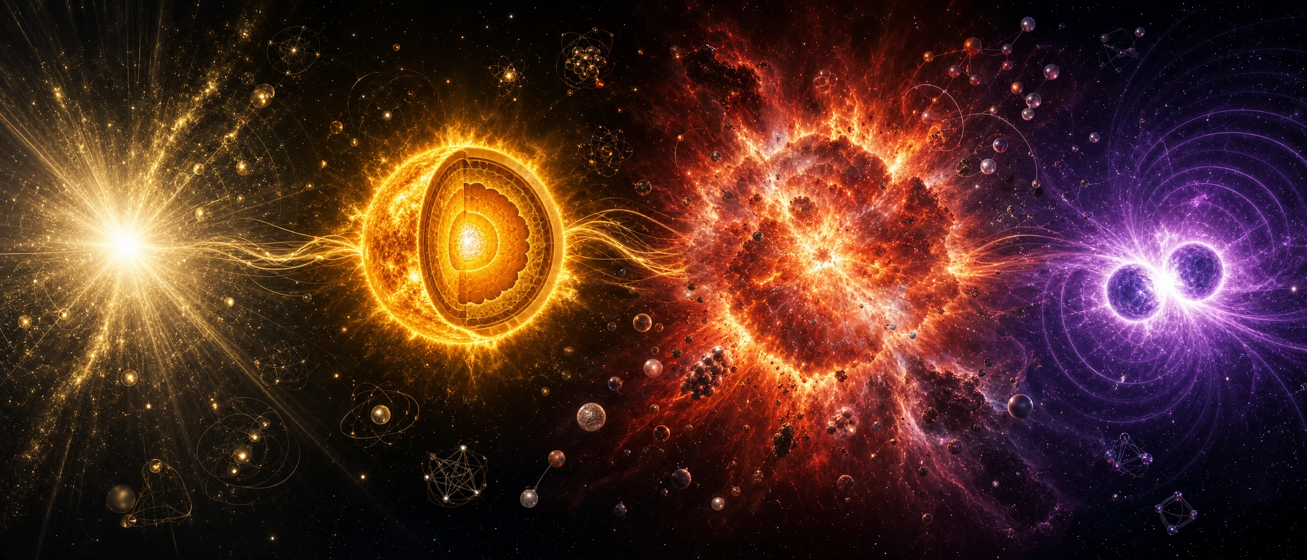 Cosmic biography of the elements — Big Bang to Neutron Star Collisions